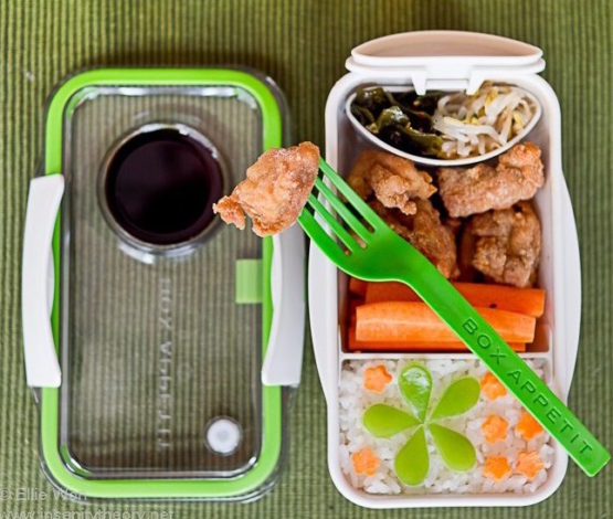 BLACK-BLUM Lunch Box BENTO bílo-zelený - Image 3