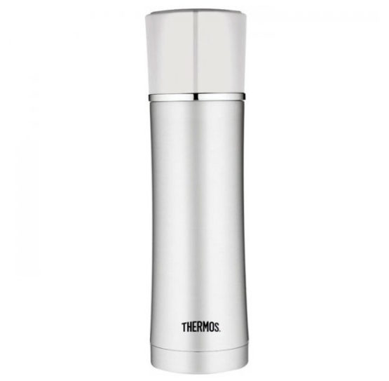 Thermos - nerezová vakuově izolovaná termoska na nápoje 470 ml bílá
