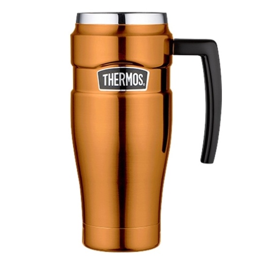 Thermos - nerezový termohrnek s madlem 470 ml měděný